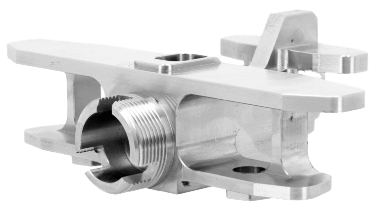 Obrabiany detal - Samolot CNC